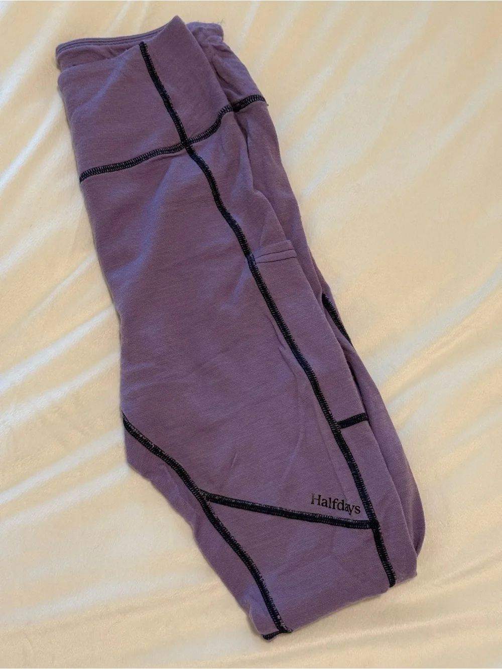 Halfdays - Hallie Midweight Merino Blend Base Layer Leggings in Disco - Picture 1 of 3